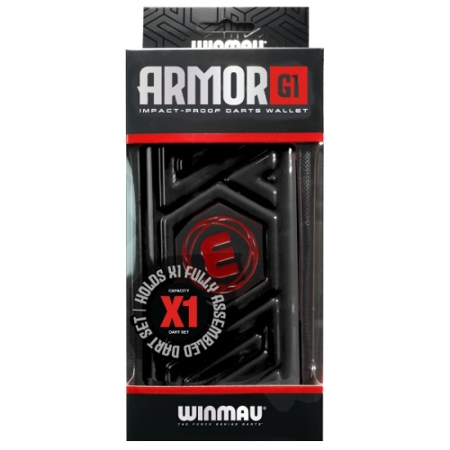 Preview: Winmau Armor G1 Dart Wallet - Schwarz